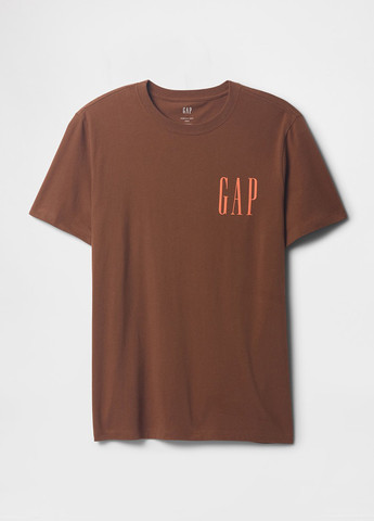 Коричневая футболка Gap
