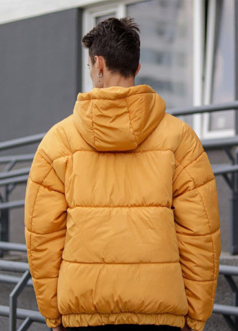 Оранжевая зимняя куртка зимняя - oversize, orange VDLK