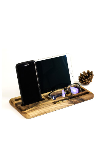 Подставка органайзер для телефона и планшета «Офисный набор», 285x130x18 мм EcoWalnut (155517543)