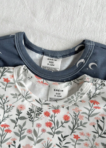 Комбінована зимня піжама (2 шт.) (лонгслів, штани) SHEIN