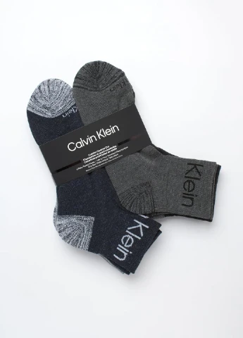 Серые носки (6 пар) Calvin Klein логотипы (343051740)