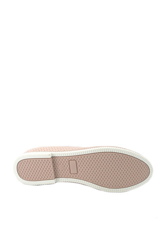 Женские балетки | пудровые однотонные перфорация искусственная кожа (321828240)