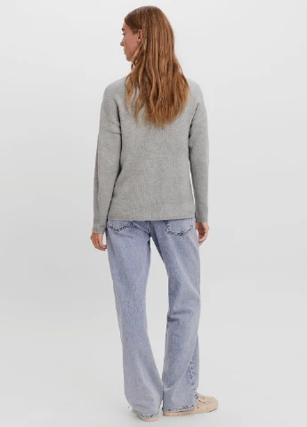 Сірий демісезонний светр Vero Moda