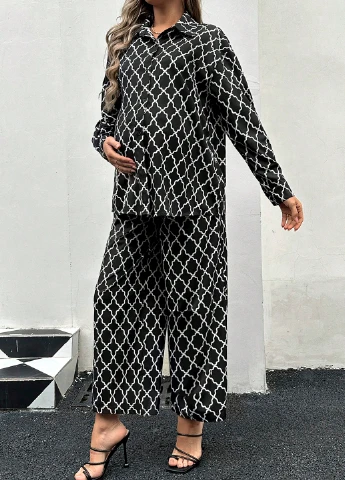 Костюм для вагітних (сорочка, штани) SHEIN (316137268)