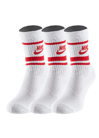 Шкарпетки (3 пари) Nike u nk crew nsw essential stripe (190936528)