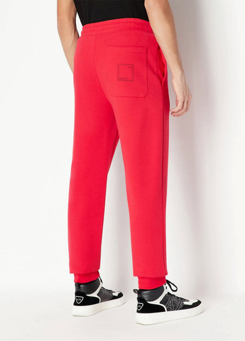 Красные спортивные демисезонные джоггеры брюки Armani Exchange