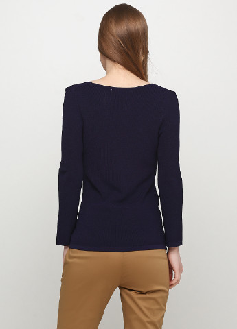 Темно-синий демисезонный пуловер пуловер Uterque
