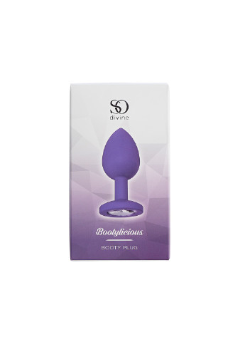 Анальная пробка с кристаллом Bootylicious 3 в 1 размер M So Divine (252639471)