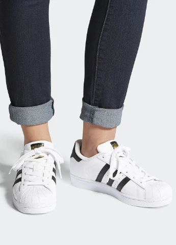 Кроссовки adidas Superstar белые демисезоны (75675864)
