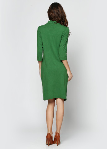Зеленое кэжуал платье Vestis однотонное