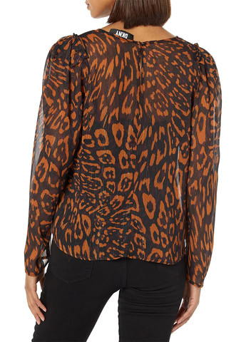 Чорна блуза DKNY