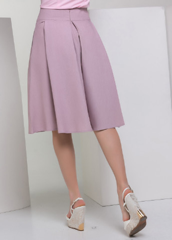 Светло-фиолетовая кэжуал однотонная юбка Azuri с высокой талией