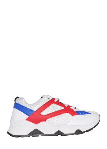 Белые демисезонные кроссовки u4289 white-red-blue Jomix