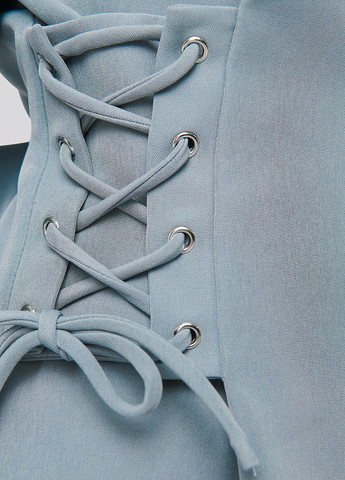 Серо-голубой женский жакет NA-KD однотонный - всесезон