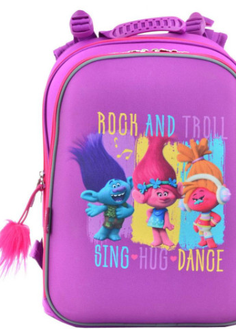 Рюкзак шкільний каркасний H-12 Trolls (554369) 1 Вересня (205765111)