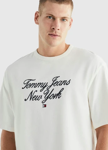 Бежева футболка Tommy Jeans