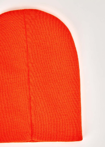 Шапка DeFacto бини оранжевая кэжуал акрил