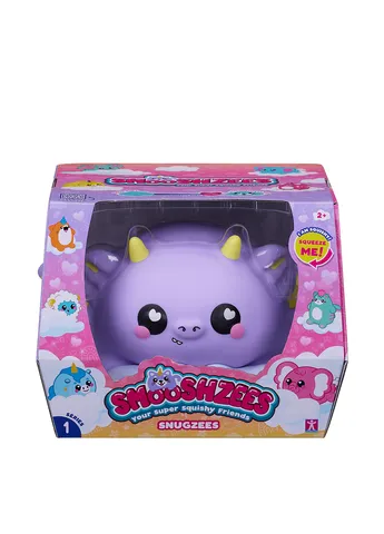 Антистресс игрушка серии Snugzees Дракон Паффин, 21 см Smooshzees (303498545)