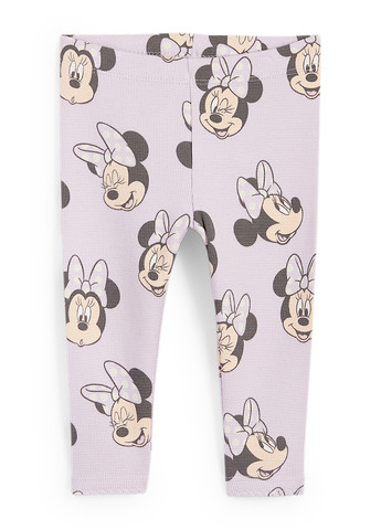 Сиреневый демисезонный костюм (свитшот, брюки) брючный C&A