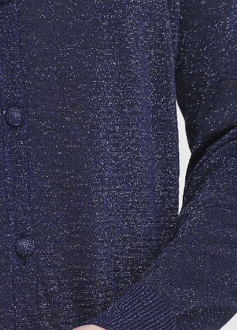 Кофта Brandtex Collection с длинным рукавом меланж тёмно-синяя кэжуал