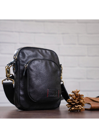 Мужская кожаная сумка 20х18х3 см Shvigel (252127933)