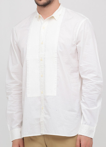 Белая вечерний рубашка однотонная Ralph Lauren