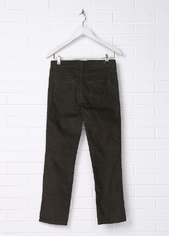 Темно-зеленые кэжуал демисезонные брюки со средней талией Gatti