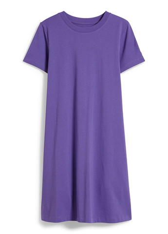 Фіолетова кежуал сукня сукня-футболка C&A однотонна