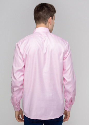 Розовая классическая рубашка F'91 с длинным рукавом