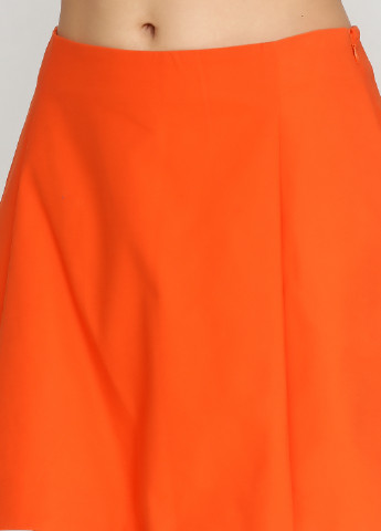 Оранжевая кэжуал однотонная юбка Ralph Lauren мини