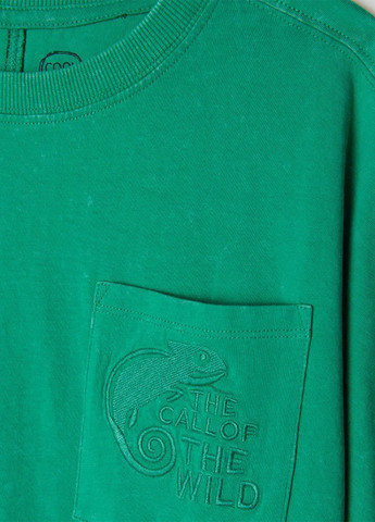 Зеленая летняя футболка Cool Club