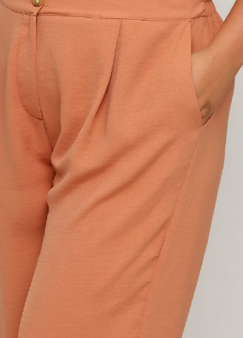 Костюм (блуза, брюки) Arizona брючный однотонный терракотовый кэжуал полиэстер