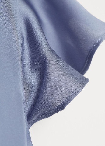 Сіро-голубий коктейльна сукня H&M однотонна