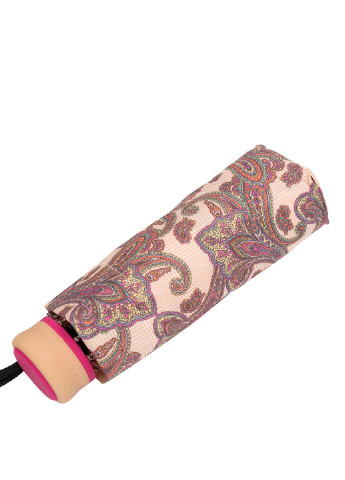 Бежева жіночий складаний парасолька механічний 105 см Art rain (194317963)