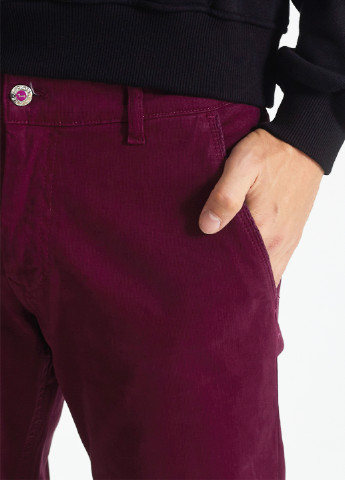 Бордовые демисезонные брюки Harmont & Blaine