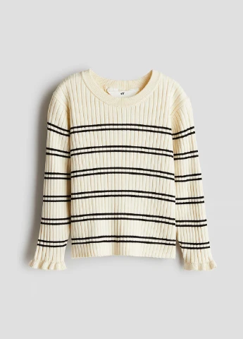 Молочный демисезонный джемпер джемпер H&M