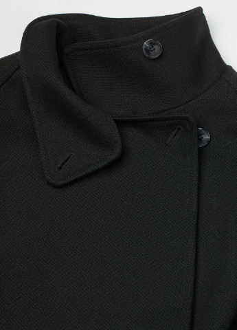 Чорне демісезонне Пальто удлинене H&M