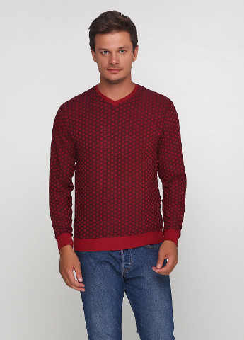 Бордовий демісезонний пуловер пуловер MSY