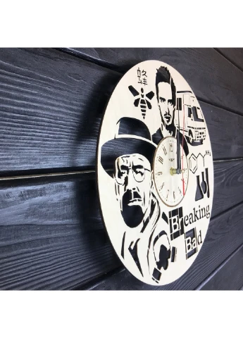 Настінний годинник з дерева «Пуститися берега» 7Arts (253566033)
