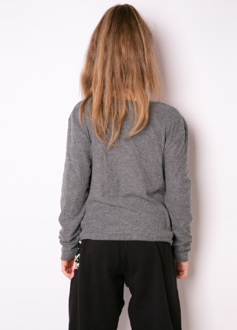 Темно-серый демисезонный кэжуал лонгслив Justice меланж