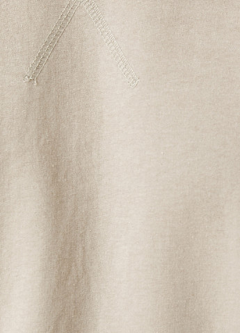 Свитшот KOTON - Прямой крой однотонный светло-бежевый кэжуал трикотаж, хлопок - (252505512)