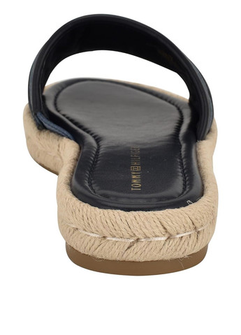 Синие шлепанцы Tommy Hilfiger с тиснением