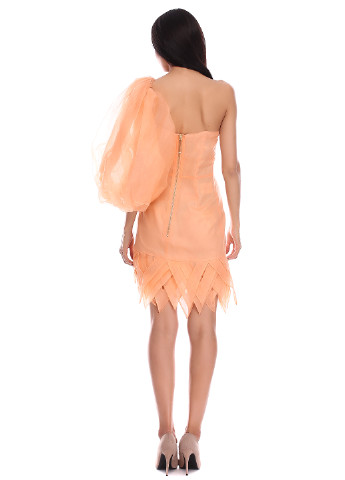 Персикова коктейльна сукня Designers Remix однотонна