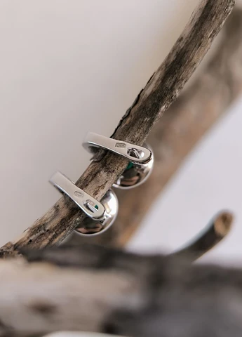 Сережки Silver Flame (350941523)