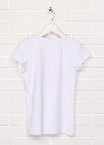 Белая летняя футболка с коротким рукавом Idex