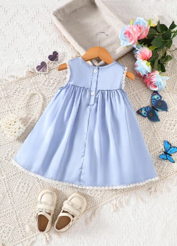 Блакитна сукня SHEIN (346914600)