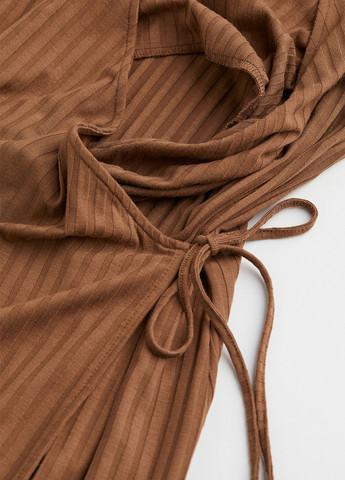 Темно-бежевое кэжуал платье для кормящих на запах H&M однотонное