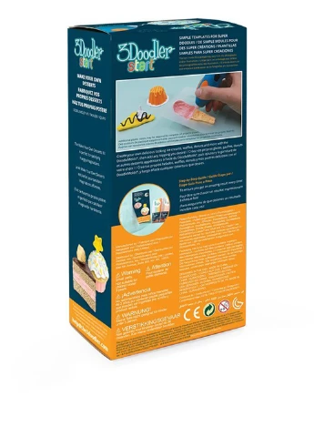 Набор аксессуаров для 3d-ручки 3doodler start - десерты (48 стержней, 3 шаблона, 1 трафарет) 3Doodler Start (126584536)