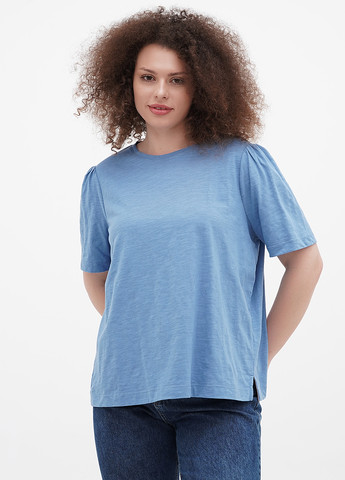Темно-голубая летняя футболка Boden