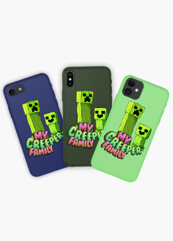 Чохол силіконовий Apple Iphone X Майнкрафт (Minecraft) (6129-1176) MobiPrint (219356694)